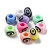 Printed Acrylic Beads OACR-E031-01-1