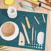32Pcs 4 Styles Wood Double Heads Modeling Clay Sculpting Tools Set TOOL-BC0003-39-4