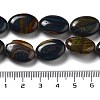 Natural Blue Tiger Eye Beads Strands G-P528-M23-01-5