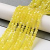 Imitation Jade Glass Beads Strands EGLA-A034-T3mm-MB17-2