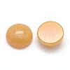 Natural Yellow Aventurine Cabochons G-P393-R36-12mm-2