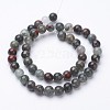 Natural Jasper Bead Strands G-P226-02-8mm-2