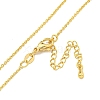 Brass Cable Chain Necklaces for Women NJEW-G084-15LG-2