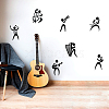 Translucent PVC Self Adhesive Wall Stickers STIC-WH0015-099-3