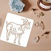 Plastic Reusable Drawing Painting Stencils Templates DIY-WH0172-868-3