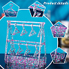   1 Set Transparent Acrylic Earring Display Stands EDIS-PH0001-22-4