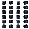 24Pcs Grooved Stainless Steel European Beads STAS-HS0001-81A-1