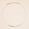 Bohemian-style semi-precious gemstone rice bead necklace ST8955594-1