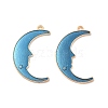 Alloy Enamel Pendants ENAM-E005-01G-02-2