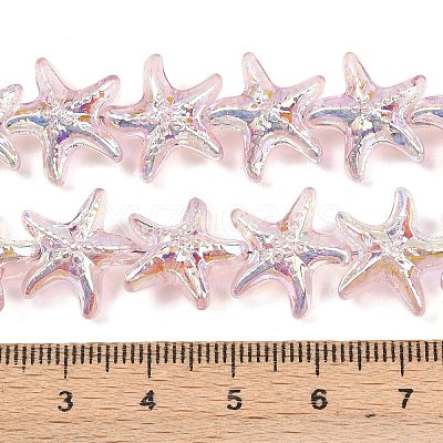 Electroplate Glass Beads Strands EGLA-P069-01A-AB03-1