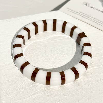 Resin Bangles BJEW-H600-58A-08-1