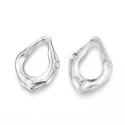 Tarnish Resistant 304 Stainless Steel Bumpy Pendants X-STAS-G214-60P-1