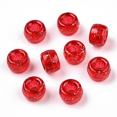 Transparent Plastic Beads X-KY-T025-01-B05-1