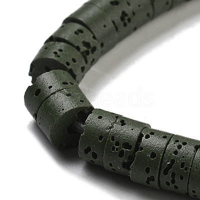Natural Lava Rock Dyed Beads Strands G-K375-G05-01-1