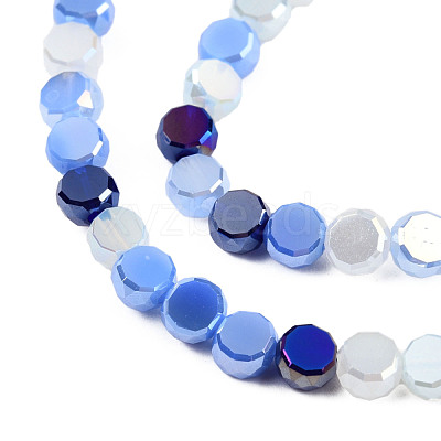 Electroplate Glass Beads Strands EGLA-N002-40A-02-1