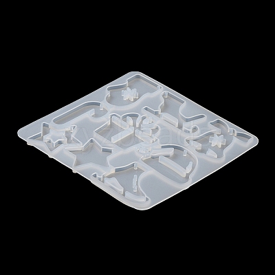 DIY Christmas Silicone Pendant Molds DIY-F140-02E-1
