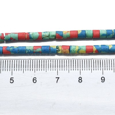 Dyed Synthetic Turquoise Beads Strands G-D356-B01-01-1