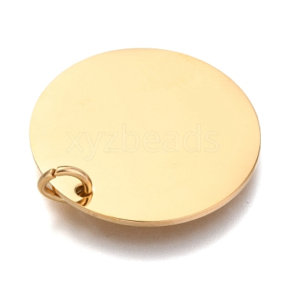 Ion Plating(IP) 304 Stainless Steel Charms EJEW-L238-03F-G-1