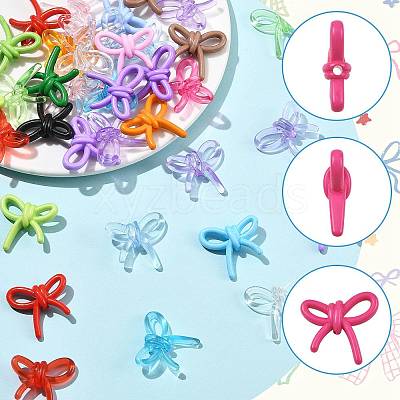 50Pcs Transparent Acrylic Beads TACR-FS0001-71-1