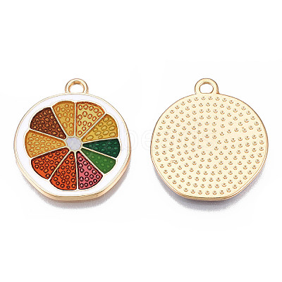 Rack Plating Alloy Enamel Pendants LS-PALLOY-N172-055-1