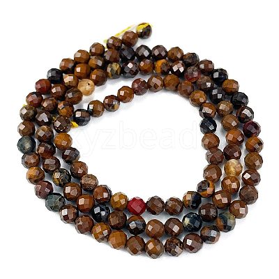 Natural Tiger Eye Beads Strands X-G-M399-03C-01-1