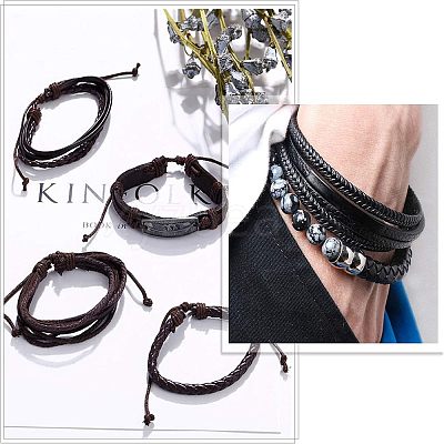 Braided Imitation Leather Cords OHAR-WH0016-27B-1