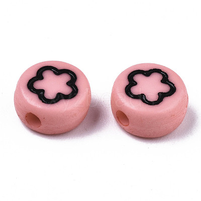Opaque Acrylic Beads MACR-N008-33D-1