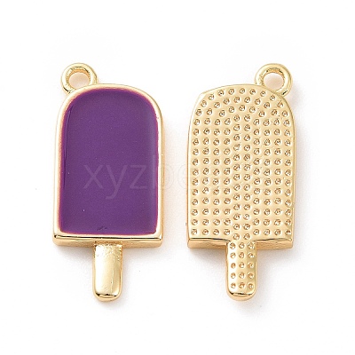Brass Enamel Pendants KK-A168-16-07G-1
