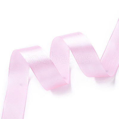 Breast Cancer Pink Awareness Ribbon Making Materials Light Pink Satin Ribbon Wedding Sewing DIY X-RC25mmY004-1