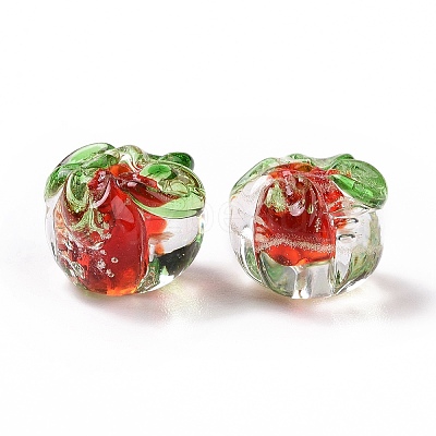 Handmade Lampwork Fruit Beads LAMP-C004-06G-1
