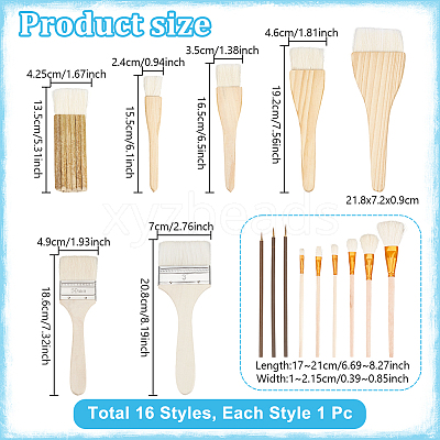 Wool Clay Paint Brush TOOL-NB0002-34-1