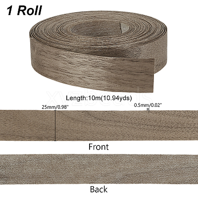 Black Walnut Edge Banding Strip DIY-WH0504-286B-1