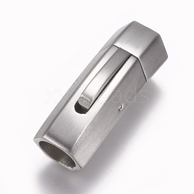 304 Stainless Steel Bayonet Clasps STAS-A035E-8MP-1