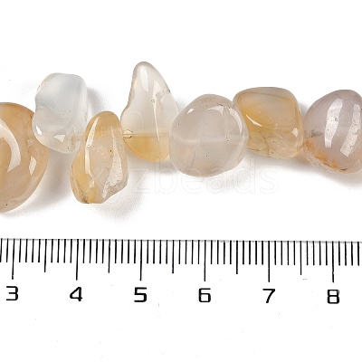 Natural Agate Nuggets Beads Strands G-B125-A03-01-1