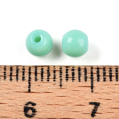 Opaque Solid Color Glass Beads X1-GLAA-N007-4mm-A04-1