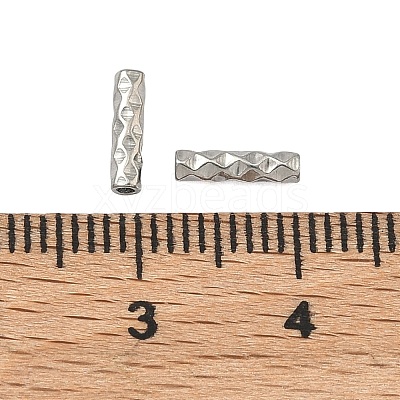 304 Stainless Steel Tube Beads STAS-Z192-07P-03-1
