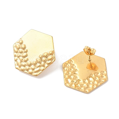 304 Stainless Steel Stud Earrings Findings LS-EJEW-R151-01G-02-1
