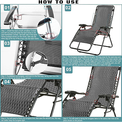 Polyester Fiber Beach Folding Chair Replacement Cloth AJEW-WH20006-375A-04-1