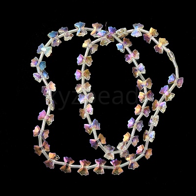 Electroplate Glass Beads EGLA-F163-01-FR01-1