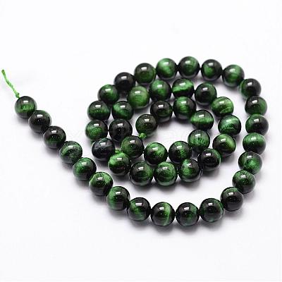 Natural Tiger Eye Bead Strands G-D840-54-10mm-01-1
