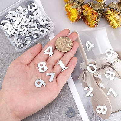 80Pcs 10 Style Acrylic Sew on Rhinestone FIND-FG0001-23-1
