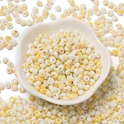 Baking Paint Glass Seed Beads SEED-F006-01A-01-1
