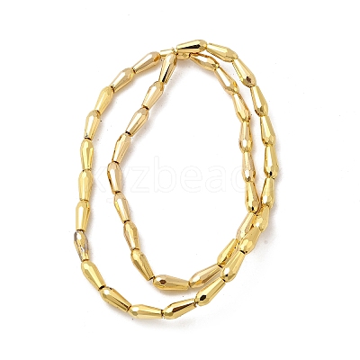 Electroplate Glass Beads Strands EGLA-F166-09G-1