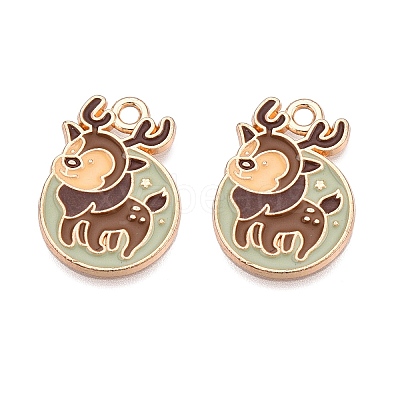 Christmas Theme Alloy Enamel Pendants LS-ENAM-T020-10M-1