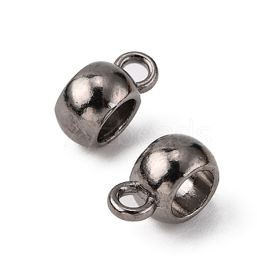 Tibetan Style Alloy Tube Bails LS-TIBEP-LFH251Y-B-FF-1