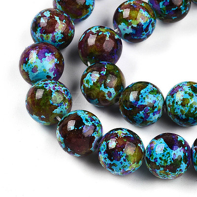 Synthetic Turquoise Beads Strands TURQ-T004-08A-05-1