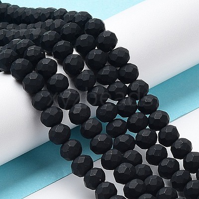 Glass Beads Strands EGLA-A034-P3mm-MD18-1