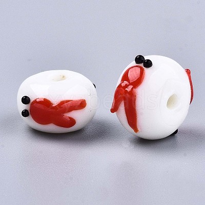 Handmade Bumpy Lampwork Beads LS-LAMP-S194-004D-1