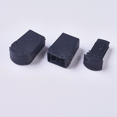 Plastic Zipper Pull Cord Ends KY-WH0020-27-1