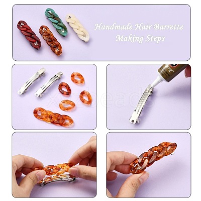 Iron Hair Barrette Findings IFIN-S289-59mm-1